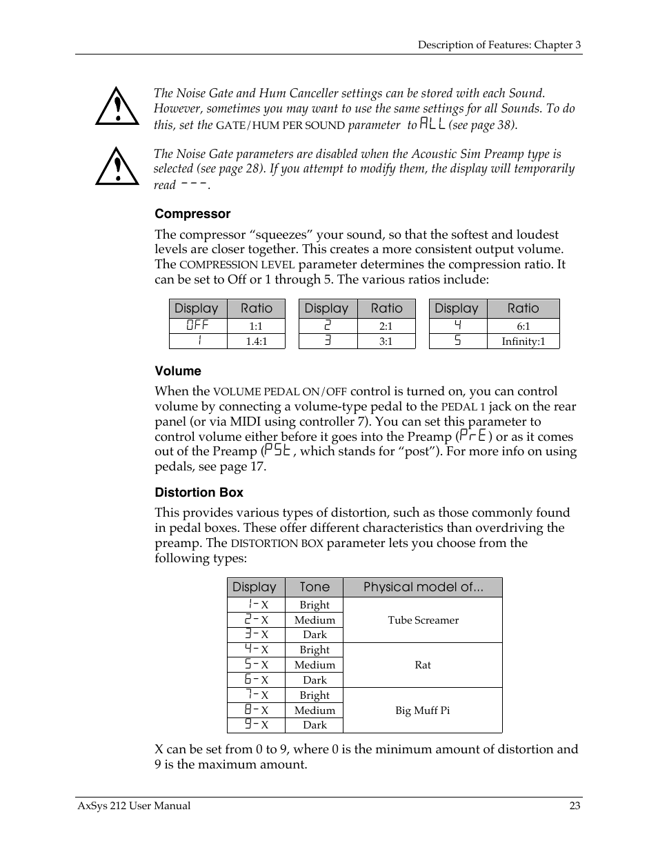 Line 6 AXSys 212 User Manual | Page 23 / 48