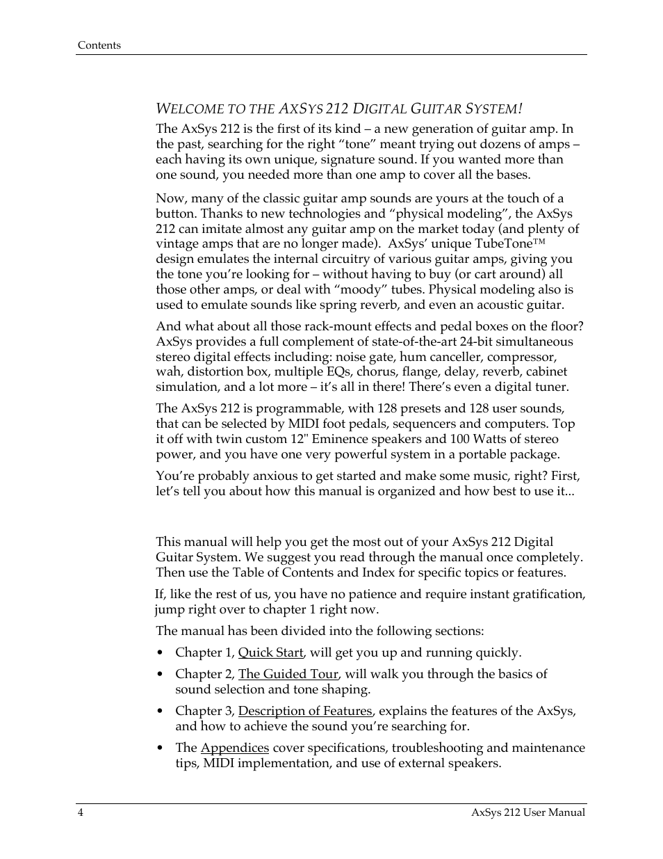 Introduction, About this manual | Line 6 AXSys 212 User Manual | Page 4 / 48
