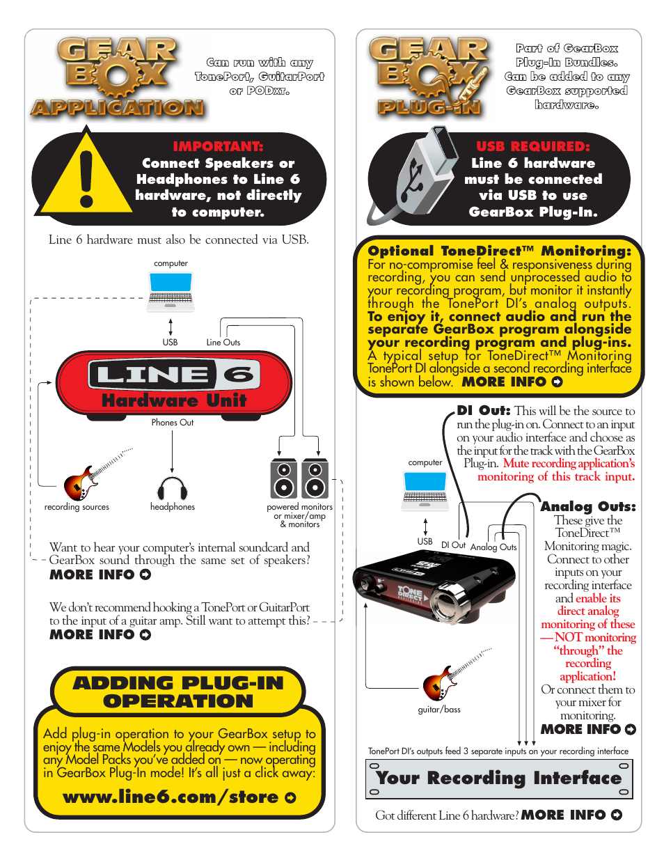 Line 6 headphones powered monitors User Manual | 187 pages