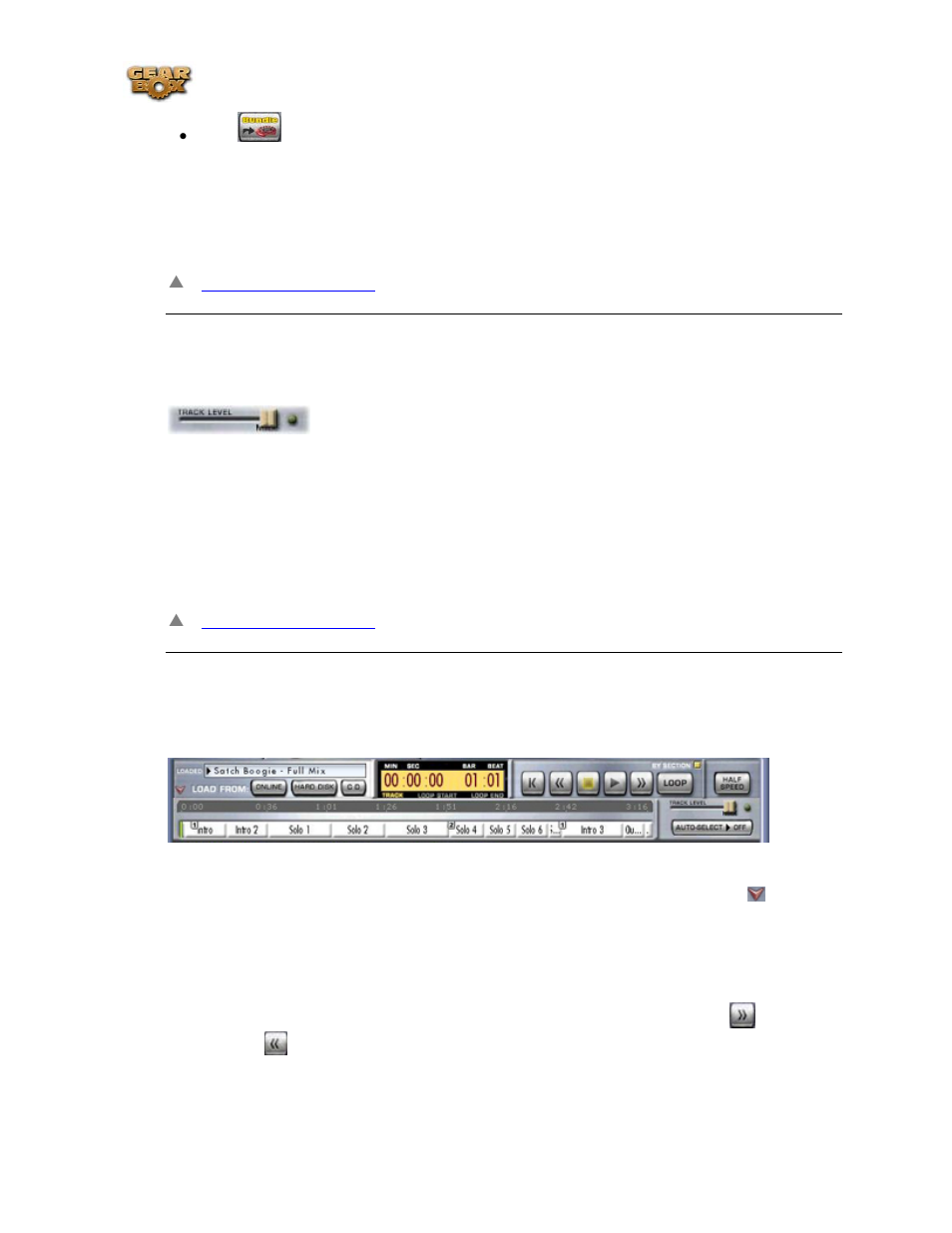 What is the track level, What is the track sections display, Track level track sections display | Line 6 headphones powered monitors User Manual | Page 182 / 187