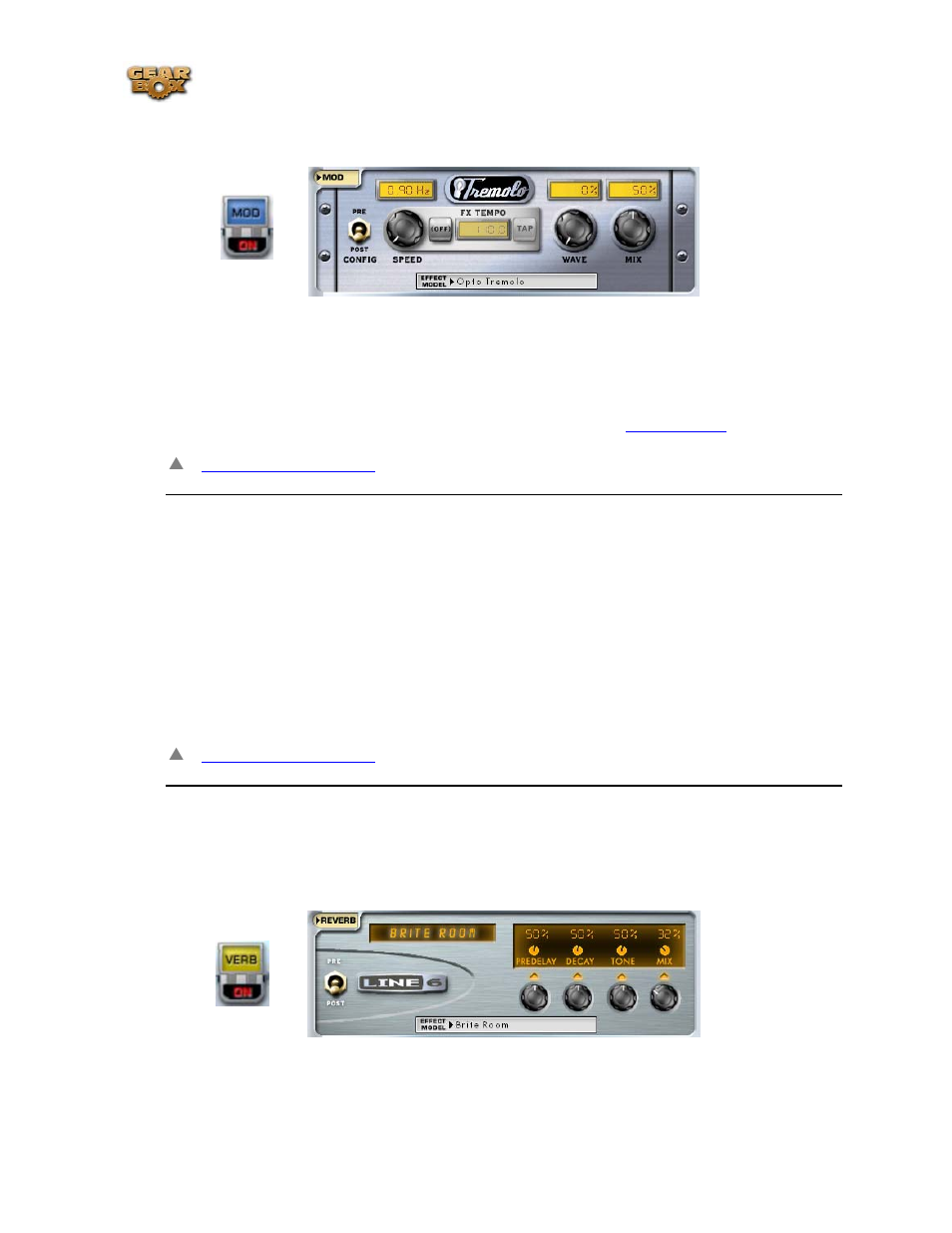 What is tremolo, What is a usb hub, What is verb (reverb) | Reverb (verb), Tremolo usb hub verb (reverb) | Line 6 headphones powered monitors User Manual | Page 184 / 187