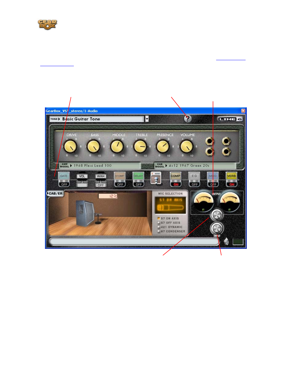 Gearbox plug-in controls and operation | Line 6 headphones powered monitors User Manual | Page 26 / 187