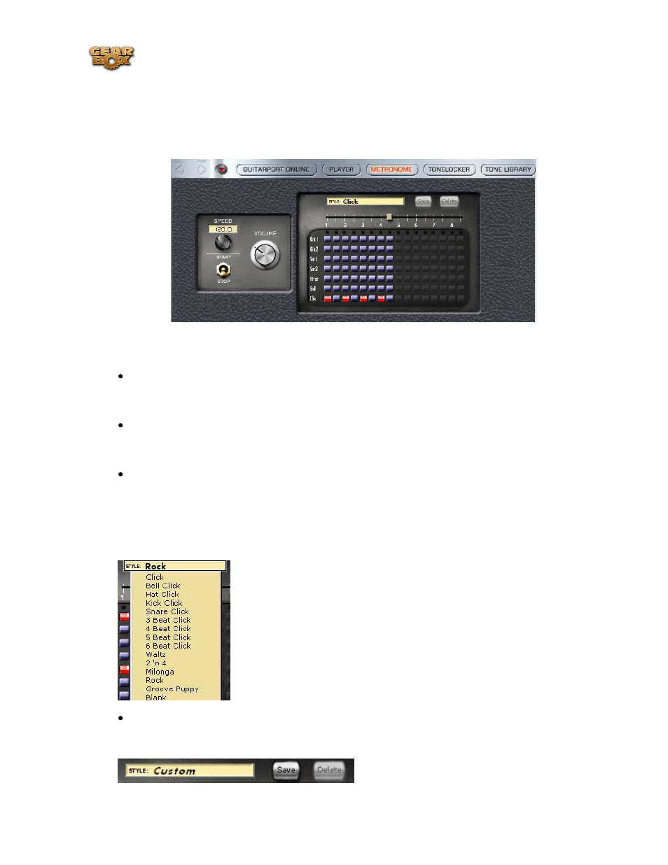 Metronome tips, Use the metronome | Line 6 headphones powered monitors User Manual | Page 48 / 187
