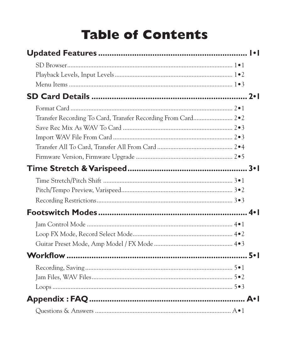 Line 6 Looper JM4 User Manual | Page 3 / 31