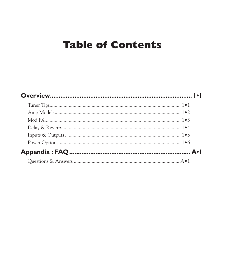 Line 6 Pocket Pod express User Manual | Page 3 / 13