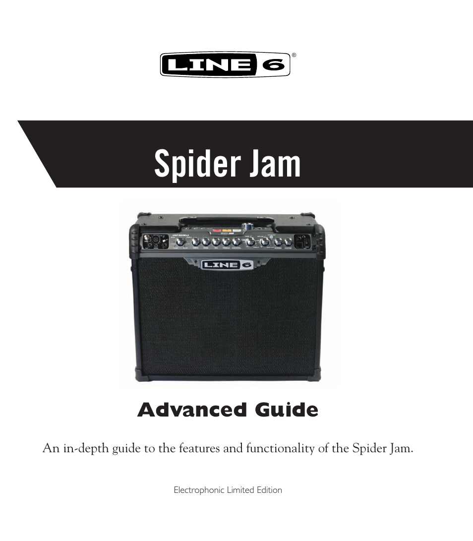 Line 6 Spider Jam Amp User Manual | 27 pages