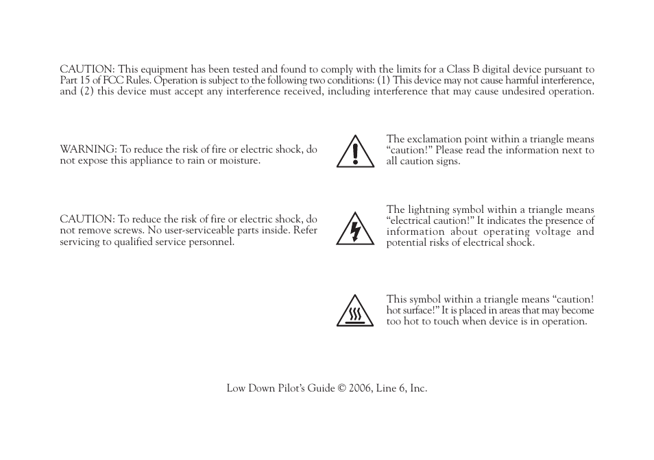 Line 6 Studio 110 User Manual | Page 5 / 14