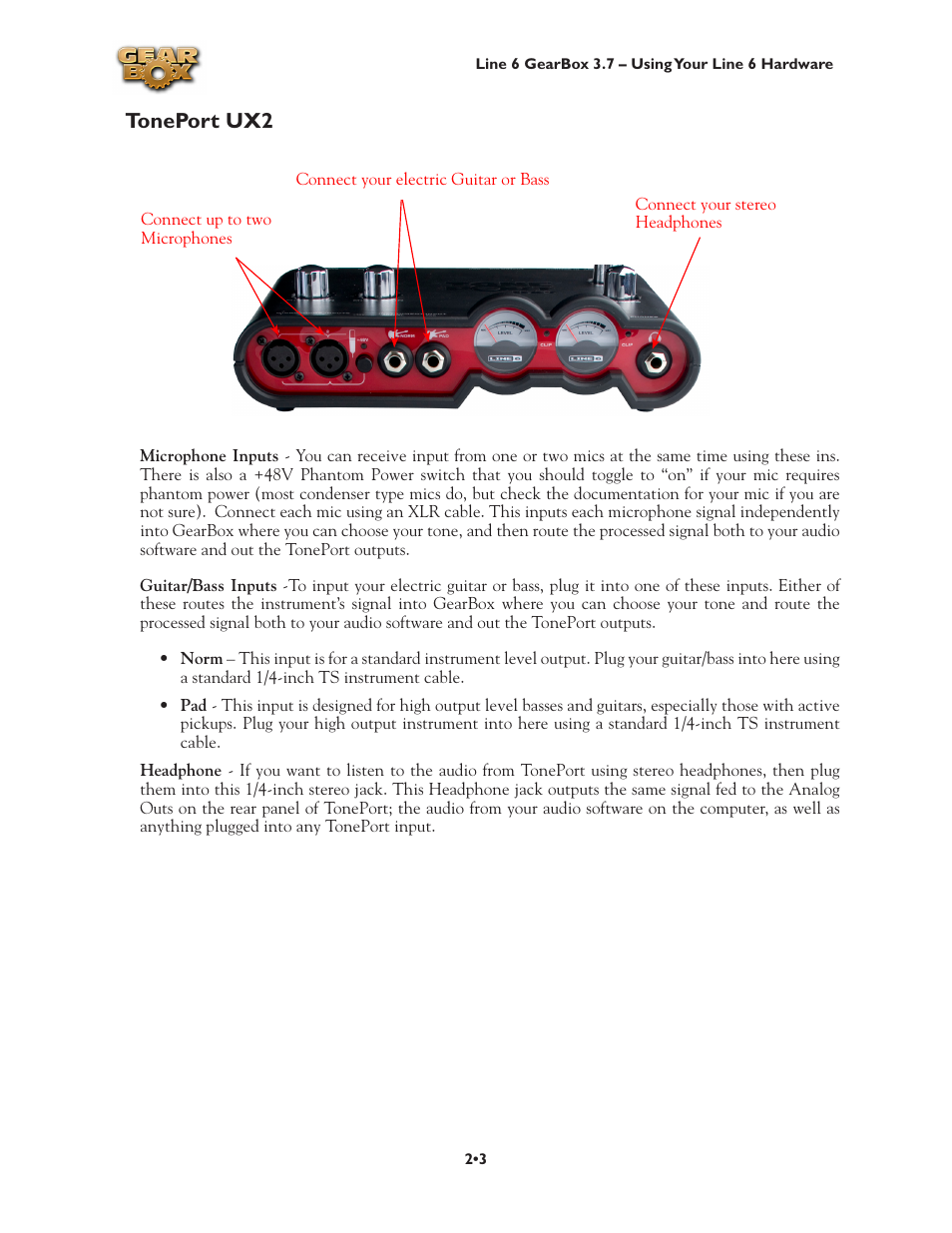 Toneport ux2, Toneport ux2 •3 | Line 6 3.7 User Manual | Page 10 / 223