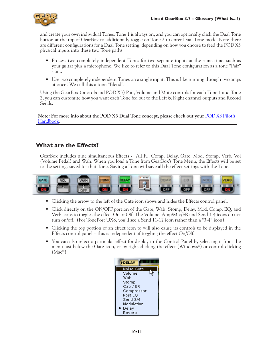 What are the effects? •11, What are the effects | Line 6 3.7 User Manual | Page 195 / 223