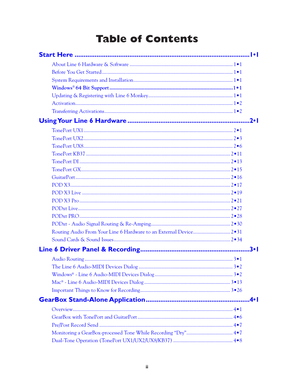 Line 6 3.7 User Manual | Page 2 / 223