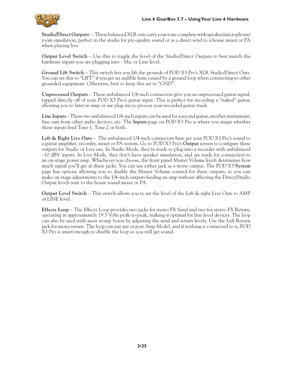 Line 6 3.7 User Manual | Page 32 / 223