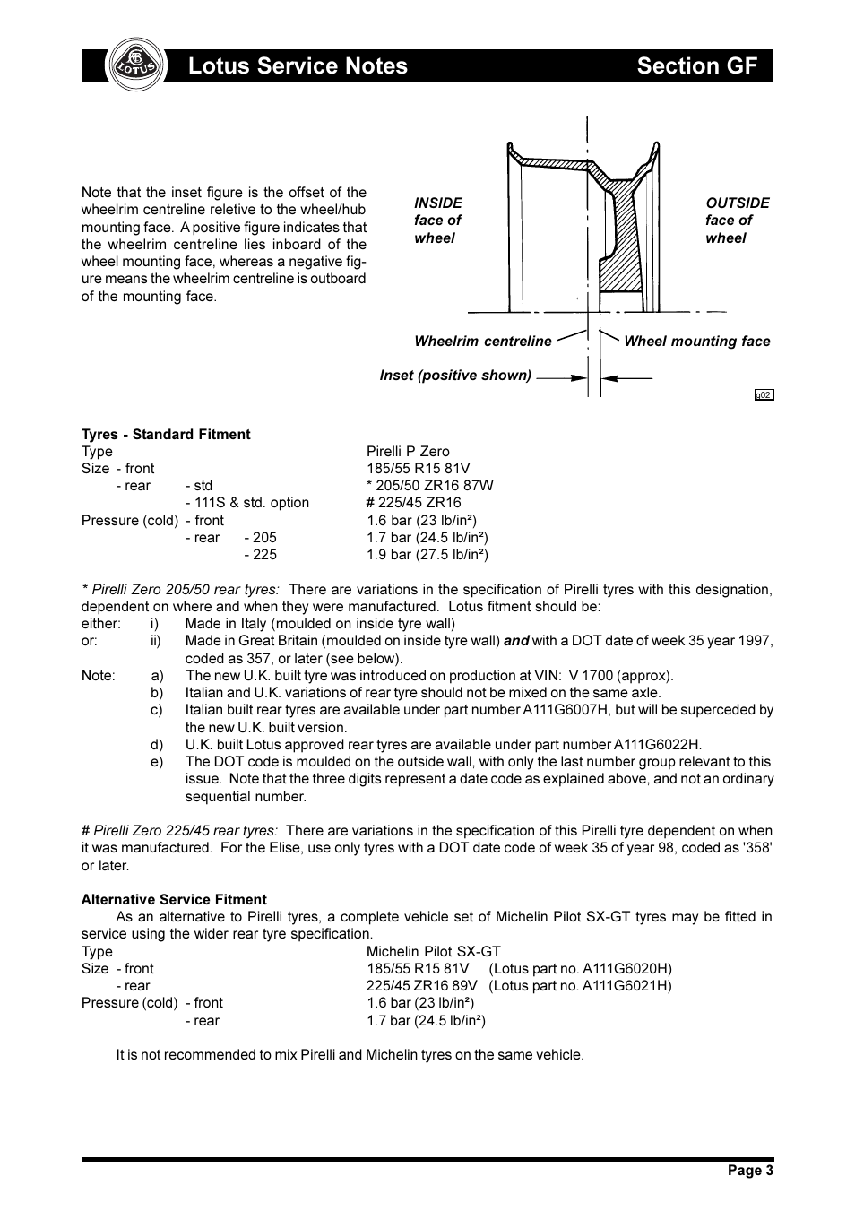 Lotus M111ELISE User Manual | Page 3 / 5