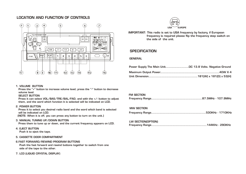 Legacy Car Audio LR-203FX User Manual | Page 2 / 4