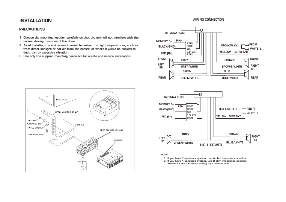 Installation | Legacy Car Audio LR-203FX User Manual | Page 4 / 4