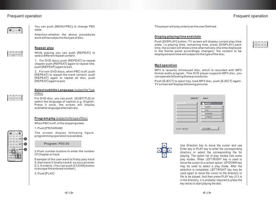 Frequent operation | Legacy Car Audio LDVD52 User Manual | Page 9 / 16