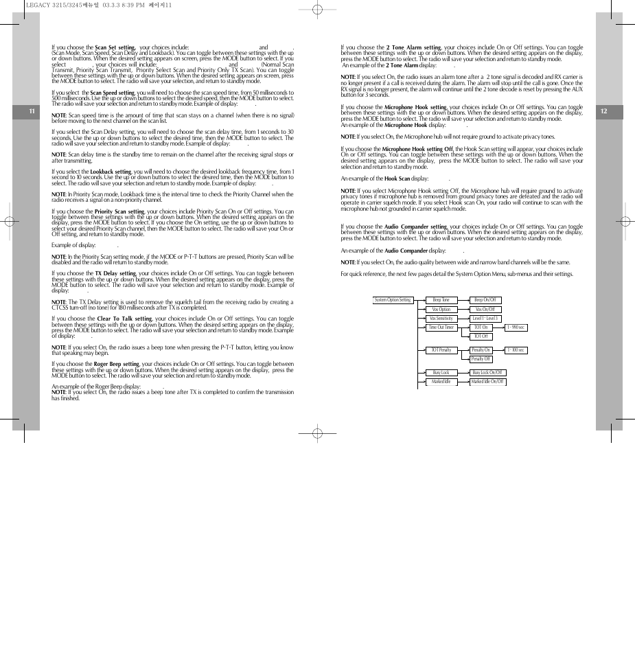 English | Legacy Car Audio PRO LINE ML3215 User Manual | Page 8 / 20