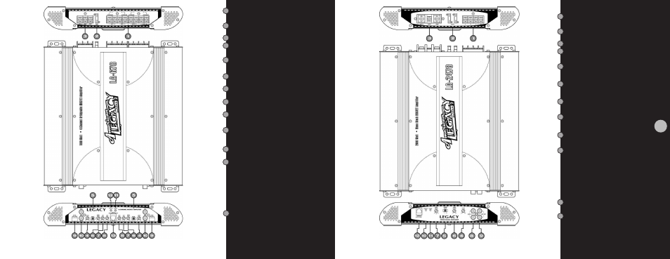 Features and controls | Legacy Car Audio LA-1878 User Manual | Page 4 / 9