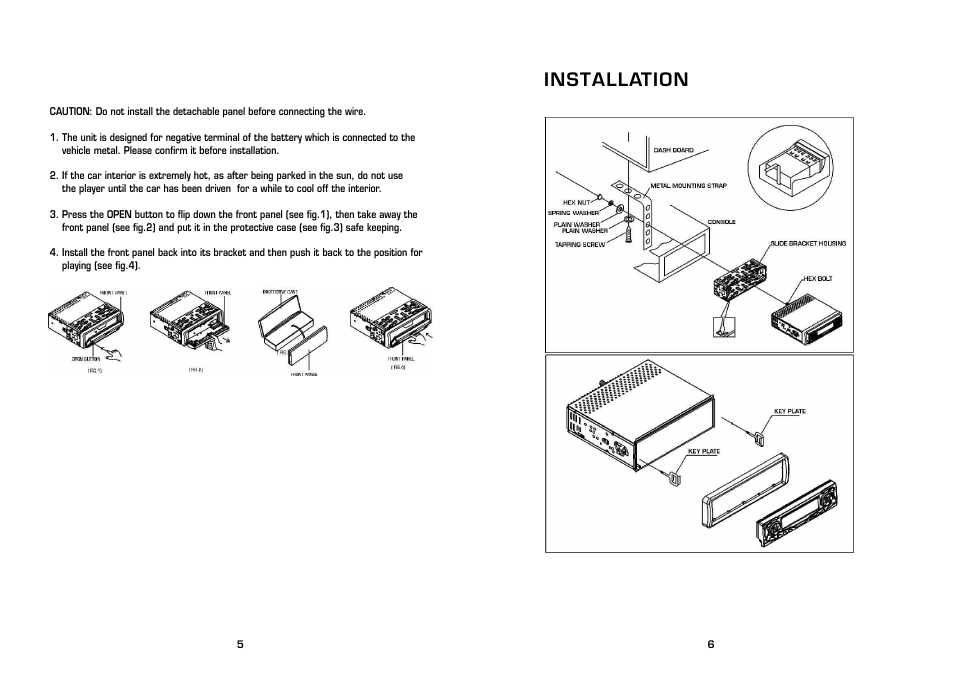 Installation | Legacy Car Audio LCD89DFX User Manual | Page 6 / 6