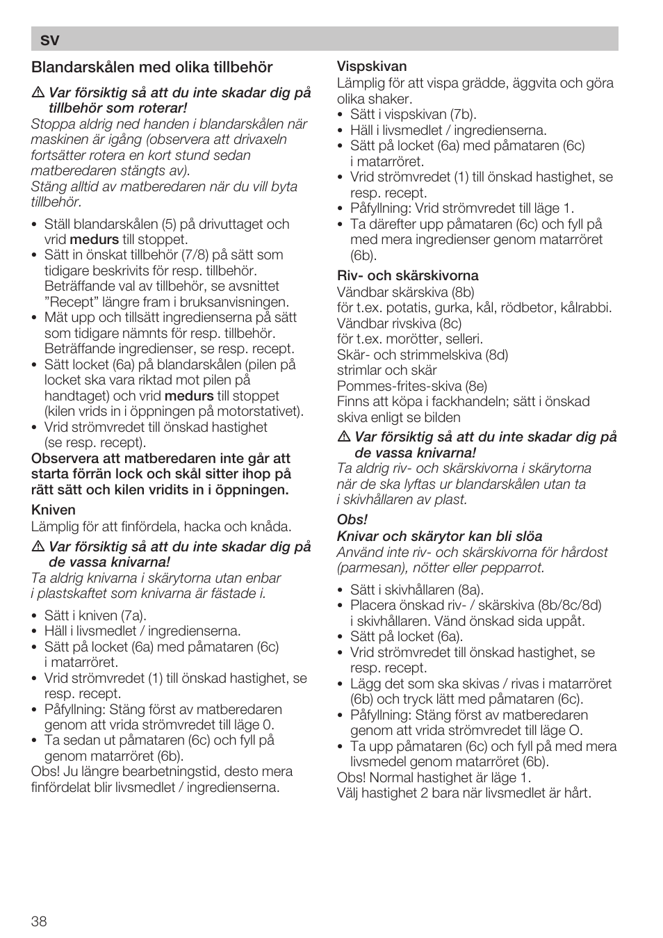 Bosch MCM 2006 User Manual | Page 40 / 95