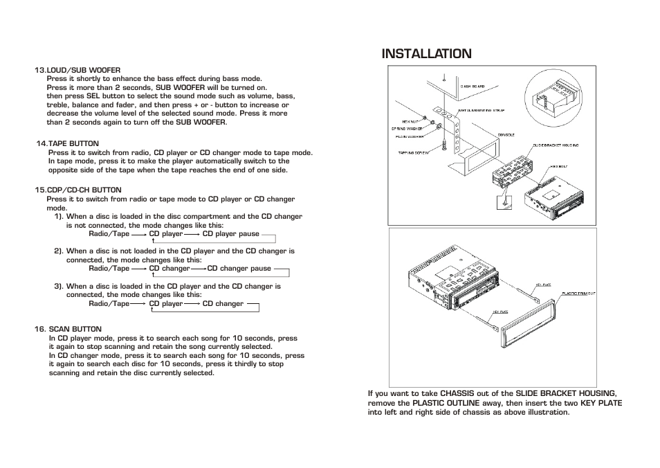 Installation | Legacy Car Audio LCDCS94 User Manual | Page 4 / 6