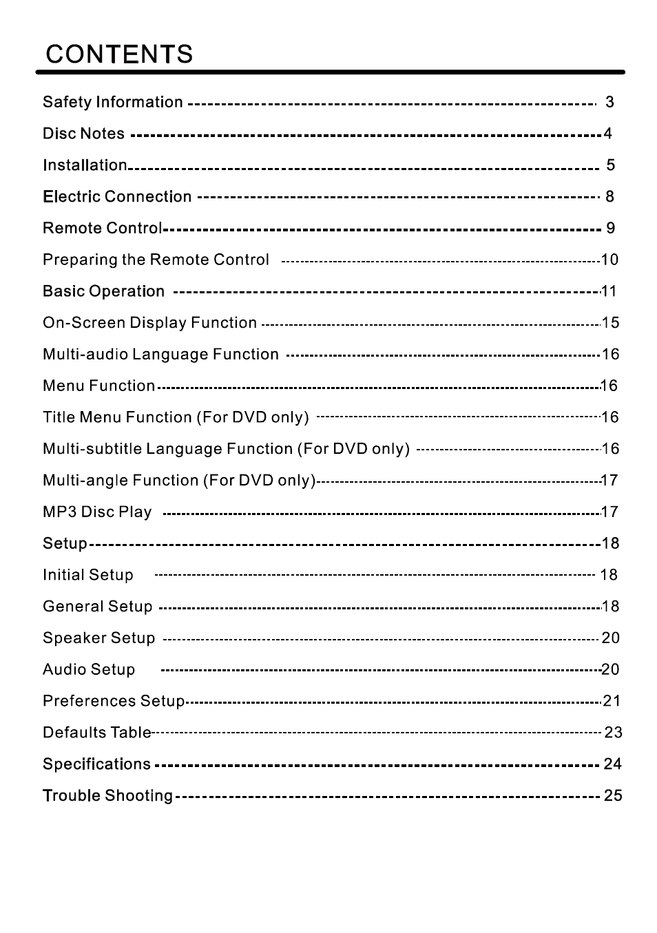 Legacy Car Audio LDVD84 User Manual | Page 2 / 25