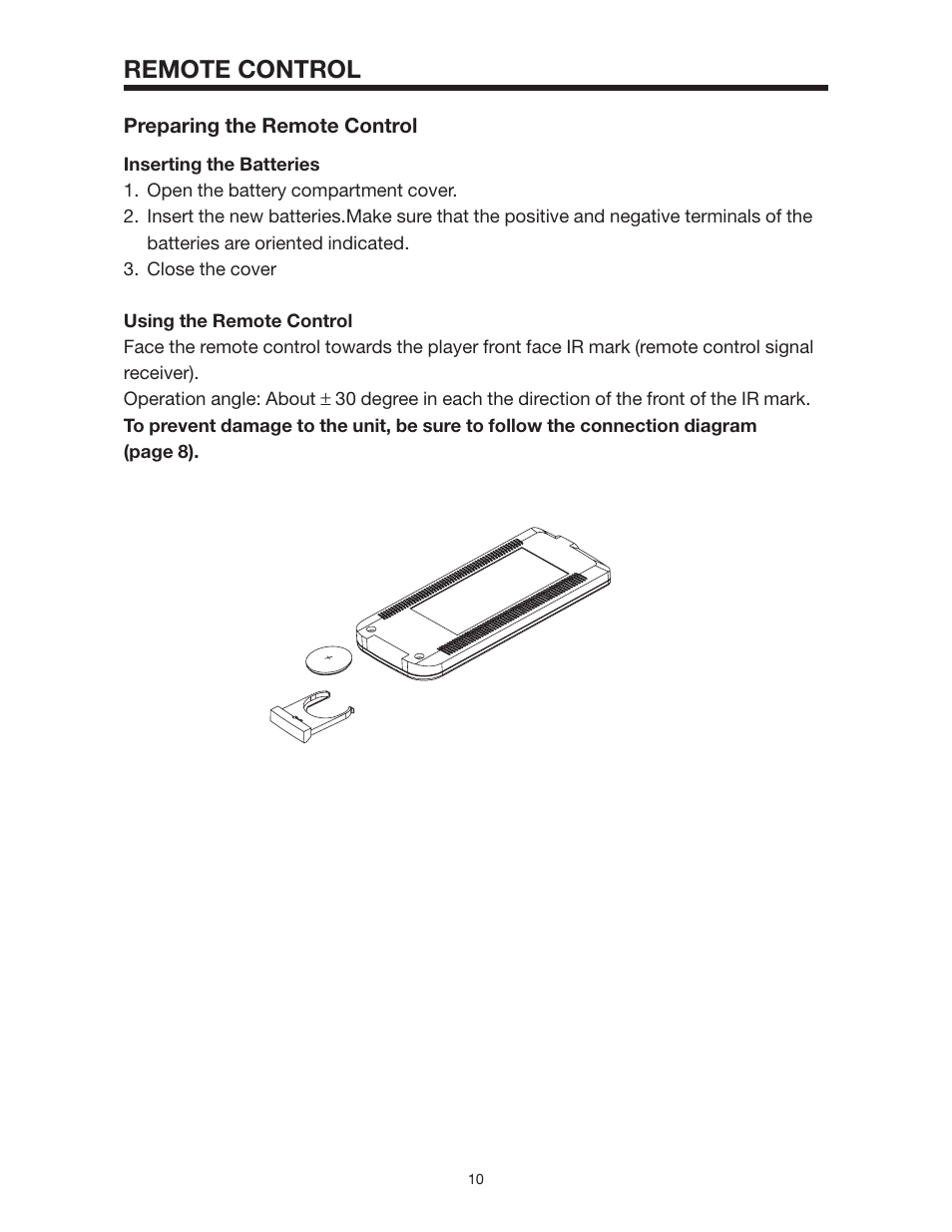 Remote control | Legacy Car Audio LDCS 91 User Manual | Page 11 / 28