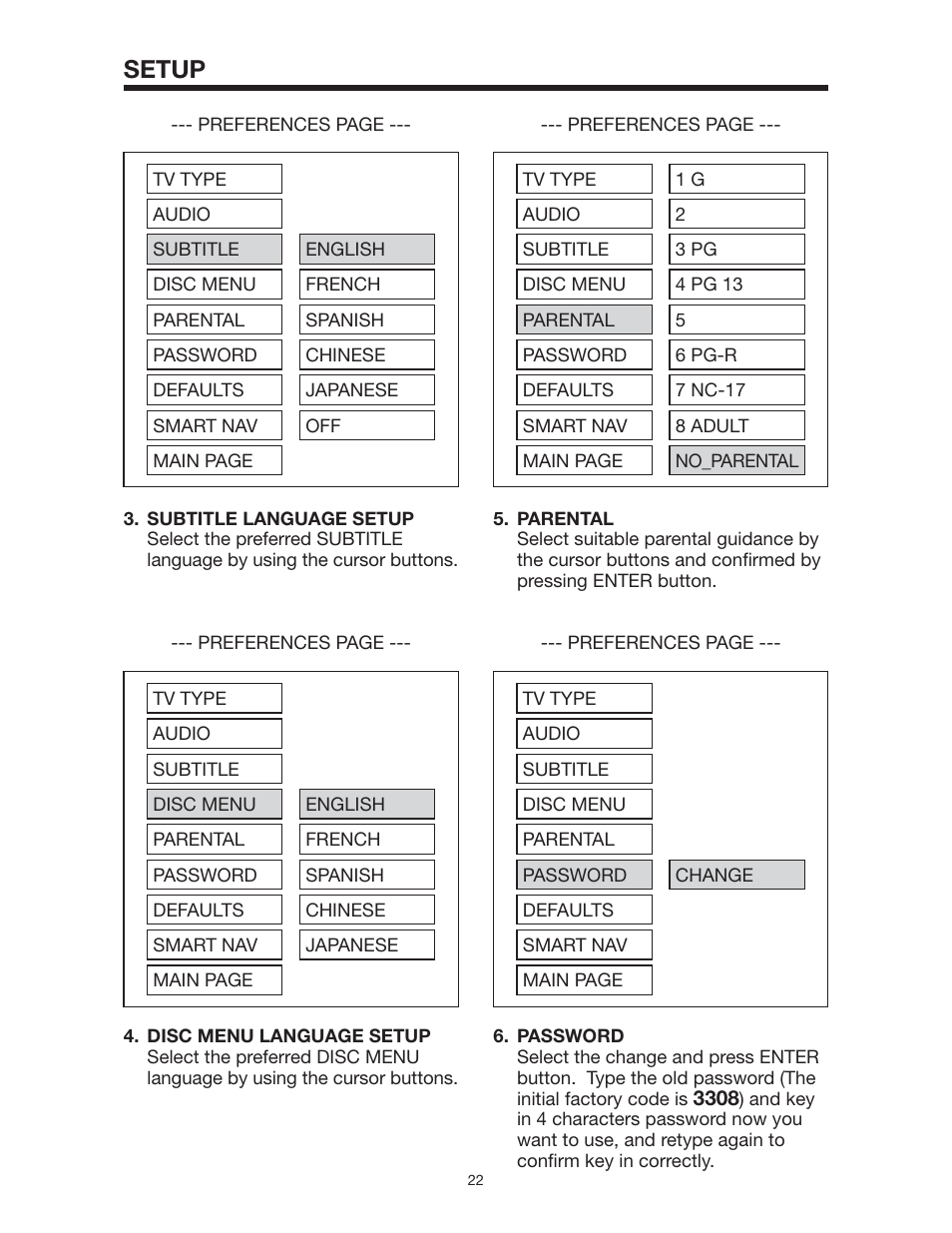 Setup | Legacy Car Audio LDCS 91 User Manual | Page 23 / 28