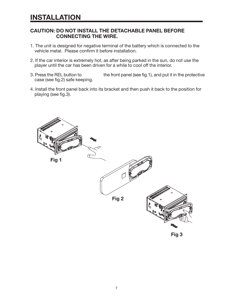 Installation | Legacy Car Audio LDCS 91 User Manual | Page 8 / 28