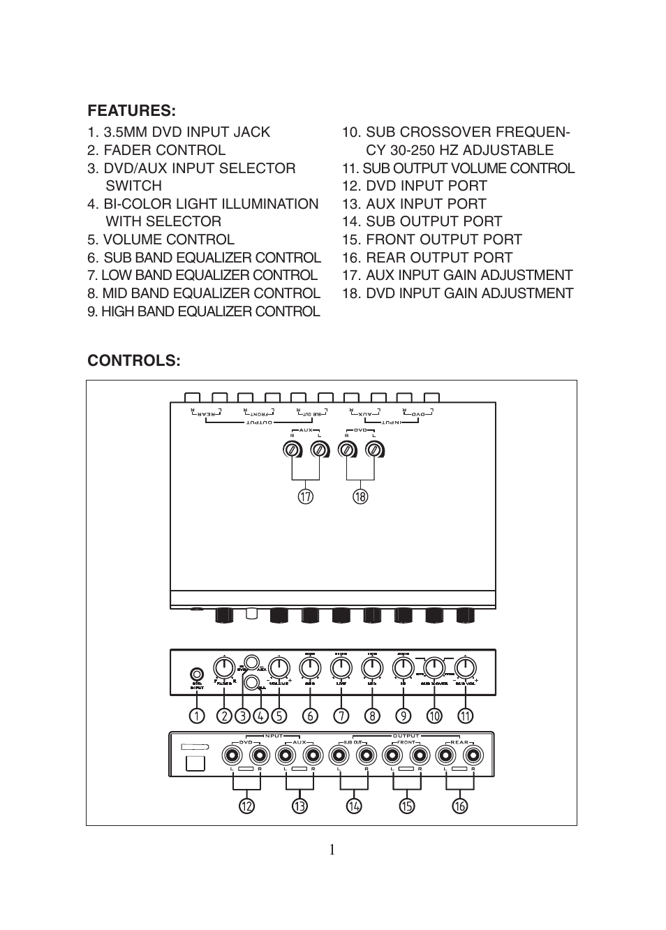 Legacy Car Audio LEQ6P User Manual | Page 2 / 7