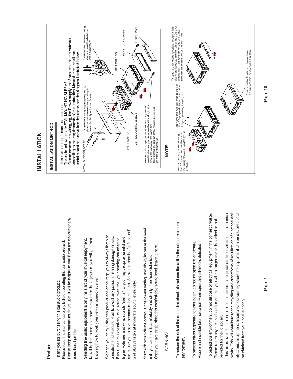 Installa tion | Legacy Car Audio LCD17A User Manual | Page 2 / 6
