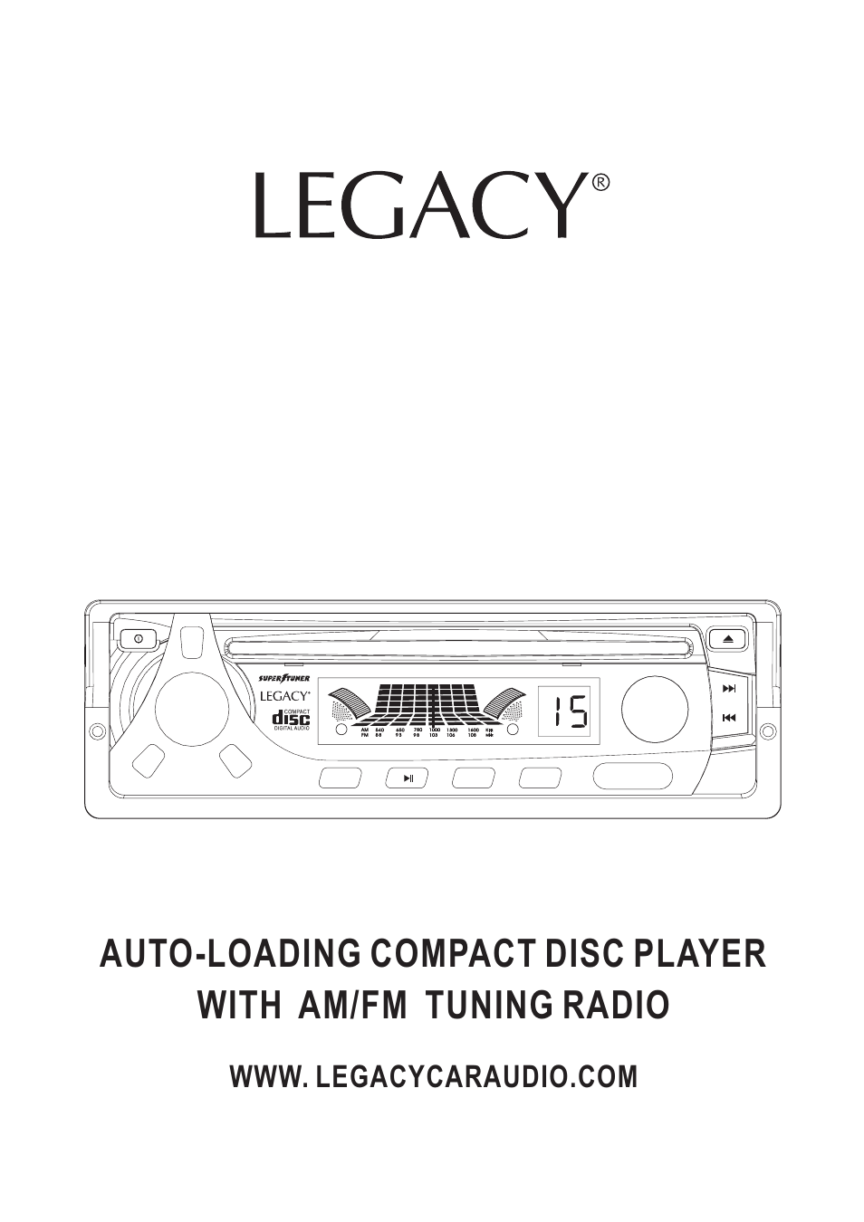 Legacy Car Audio LCD32FD User Manual | 8 pages