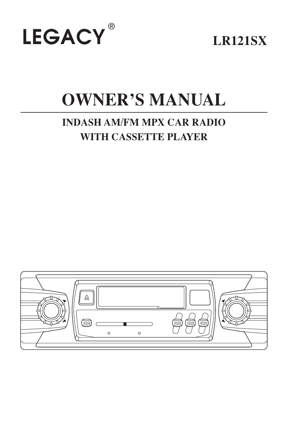 Legacy Car Audio LR121SX User Manual | 4 pages