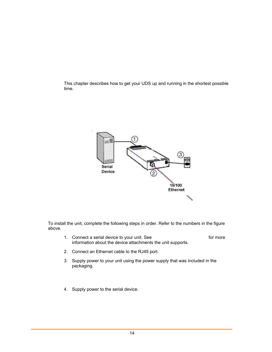 Getting started, Installing the uds | Lantronix UDS100 User Manual | Page 14 / 78