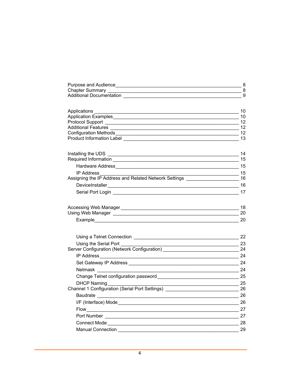 Lantronix UDS100 User Manual | Page 4 / 78