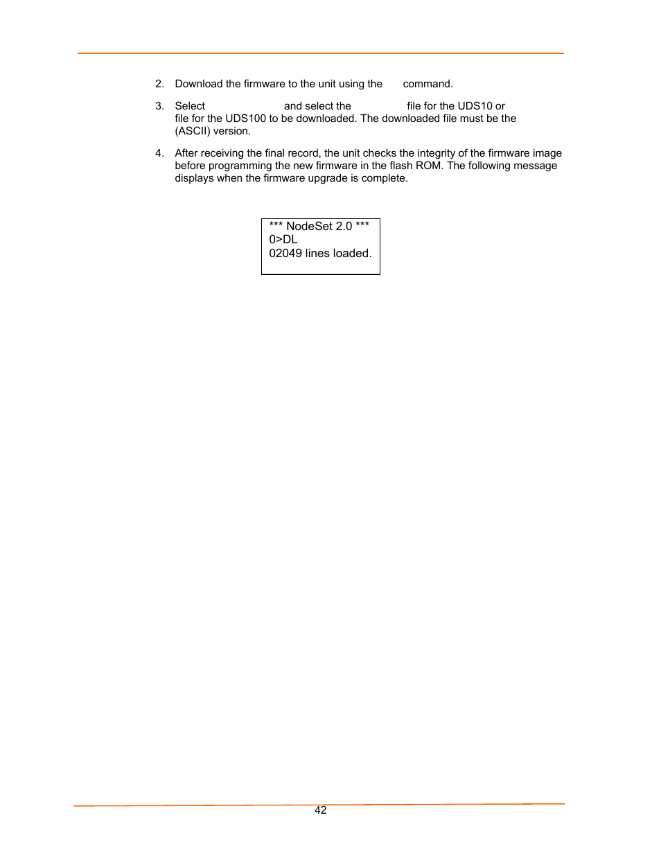 Figure 6-3. firmware upgrade screen display | Lantronix UDS100 User Manual | Page 42 / 78