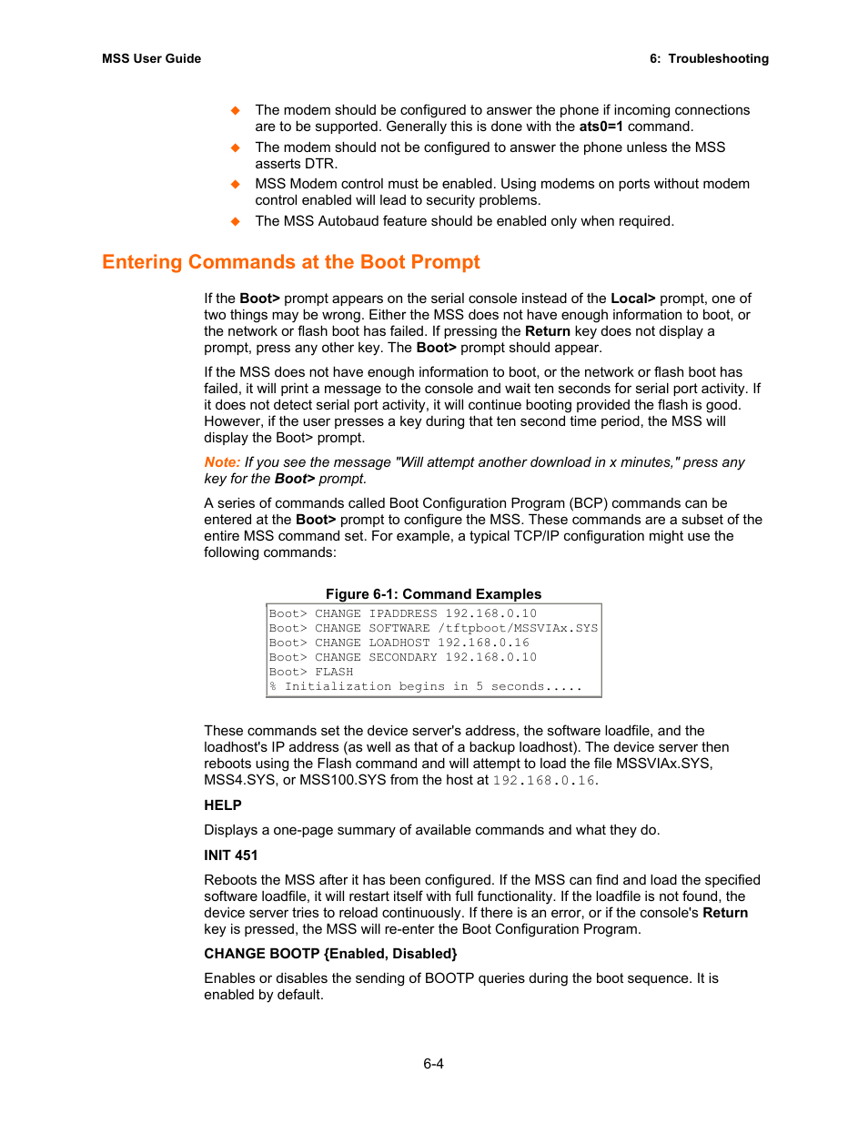 Entering commands at the boot prompt | Lantronix Hub User Manual | Page 69 / 81