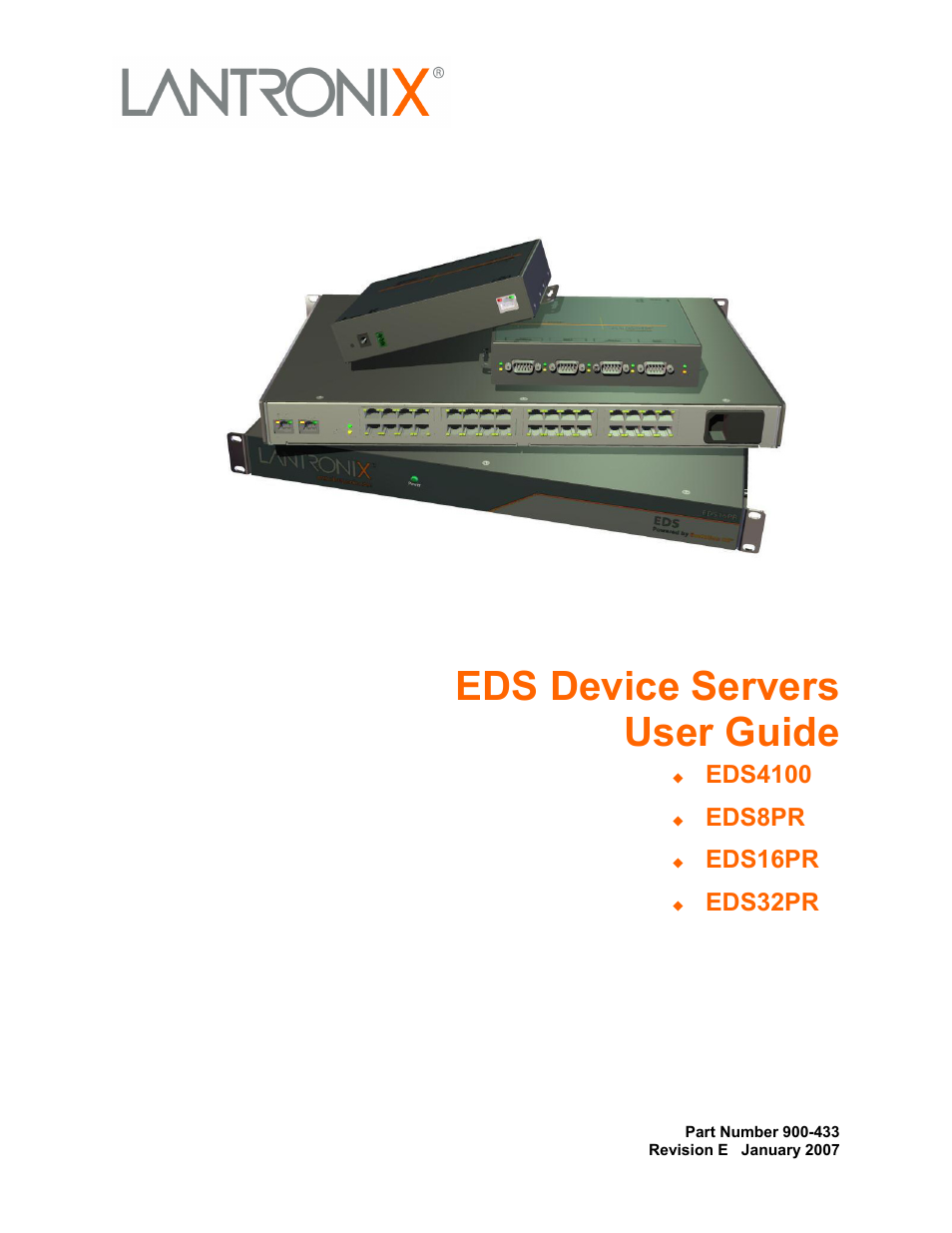Lantronix Data Center-Grade Evolution Device Server EDS32PR User Manual | 158 pages