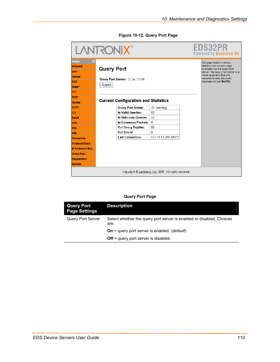 Lantronix Data Center-Grade Evolution Device Server EDS32PR User Manual | Page 110 / 158