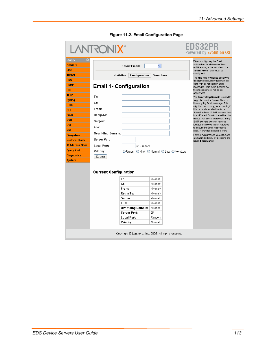 Lantronix Data Center-Grade Evolution Device Server EDS32PR User Manual | Page 113 / 158