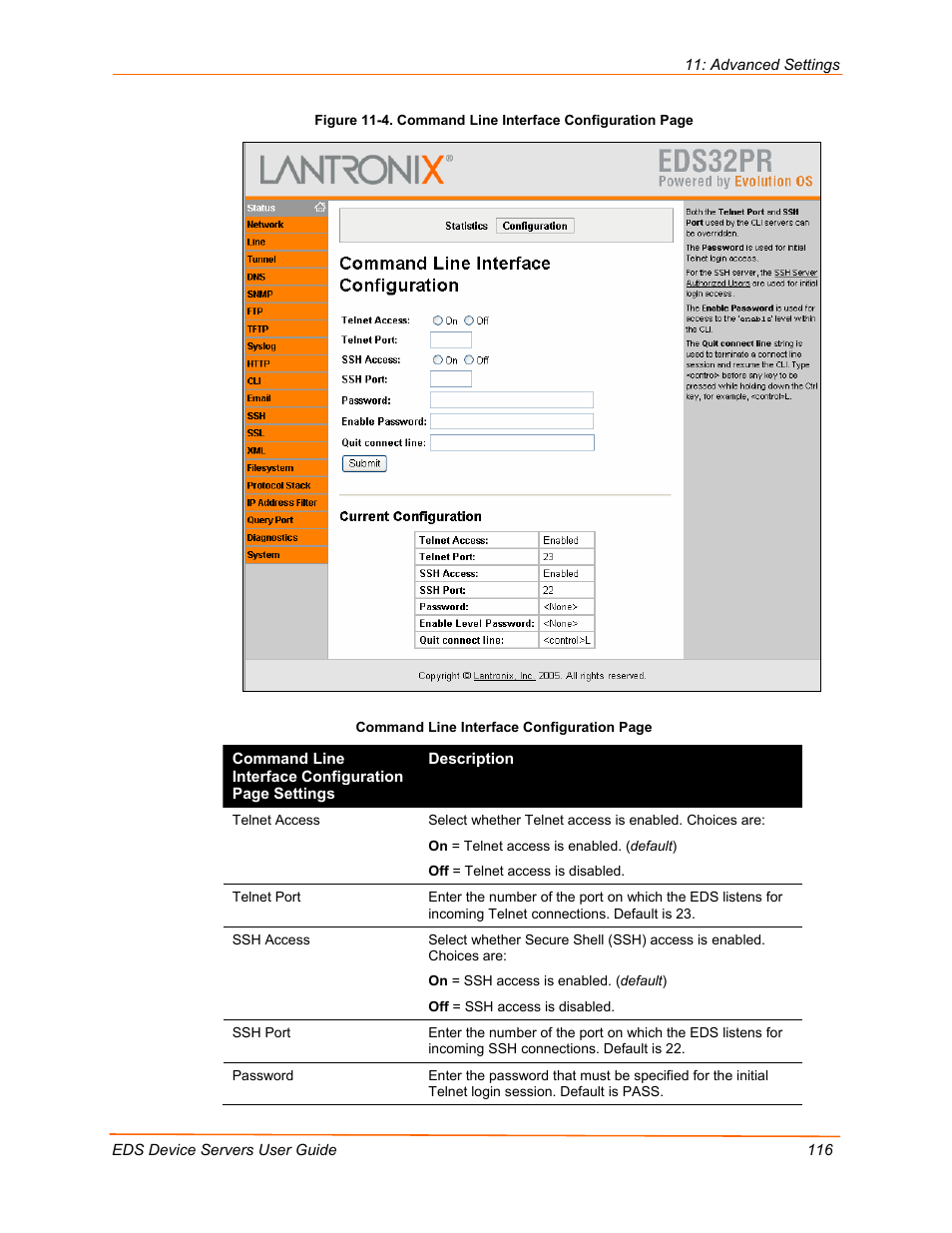 Lantronix Data Center-Grade Evolution Device Server EDS32PR User Manual | Page 116 / 158