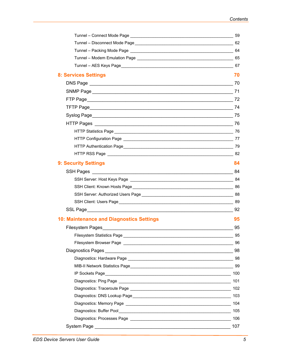 Lantronix Data Center-Grade Evolution Device Server EDS32PR User Manual | Page 5 / 158