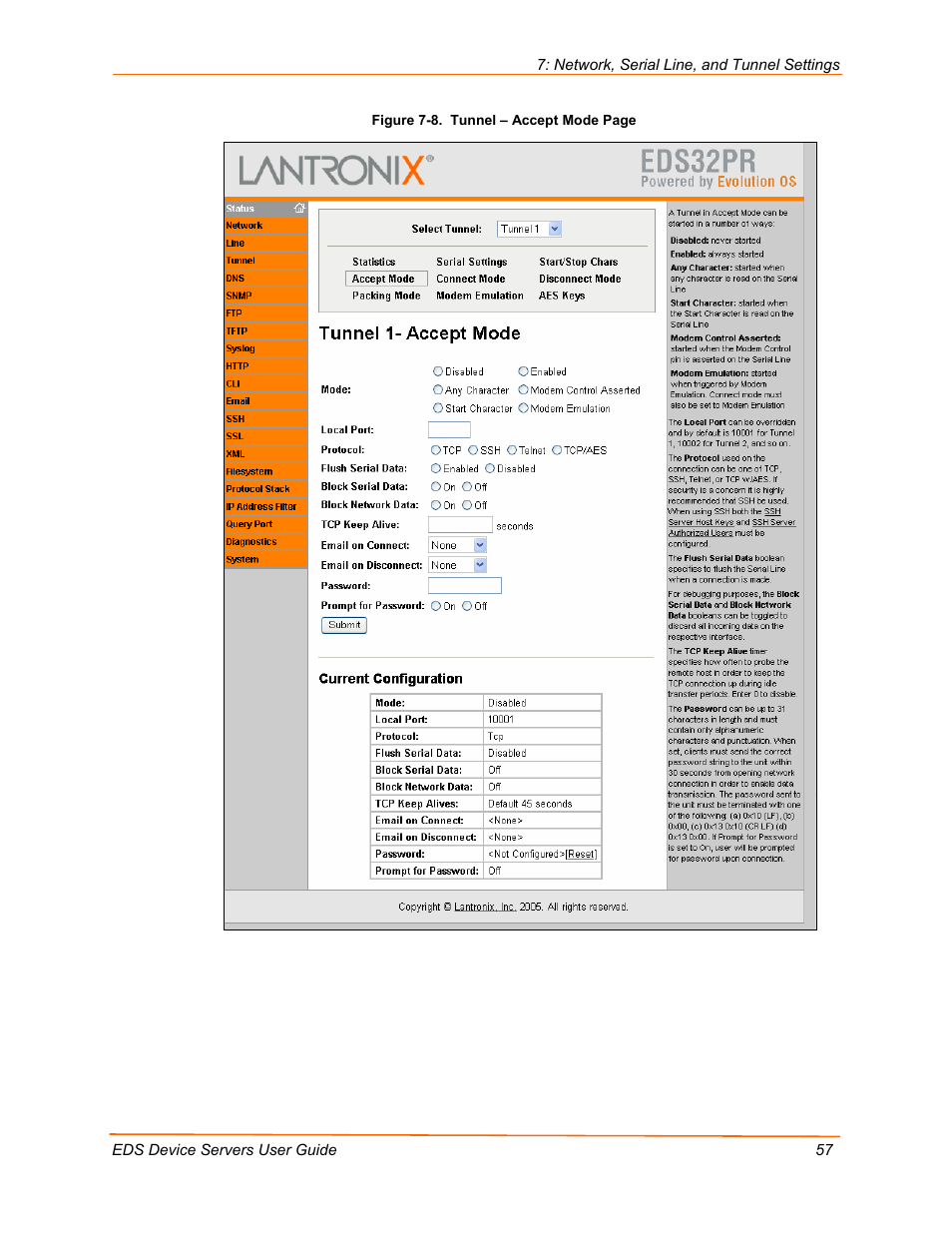 Lantronix Data Center-Grade Evolution Device Server EDS32PR User Manual | Page 57 / 158
