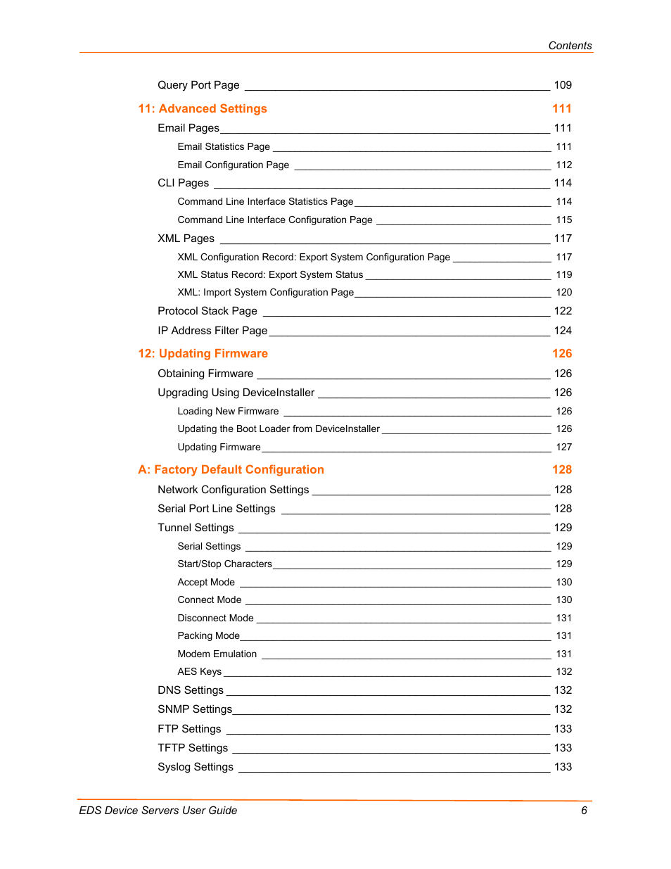 Lantronix Data Center-Grade Evolution Device Server EDS32PR User Manual | Page 6 / 158
