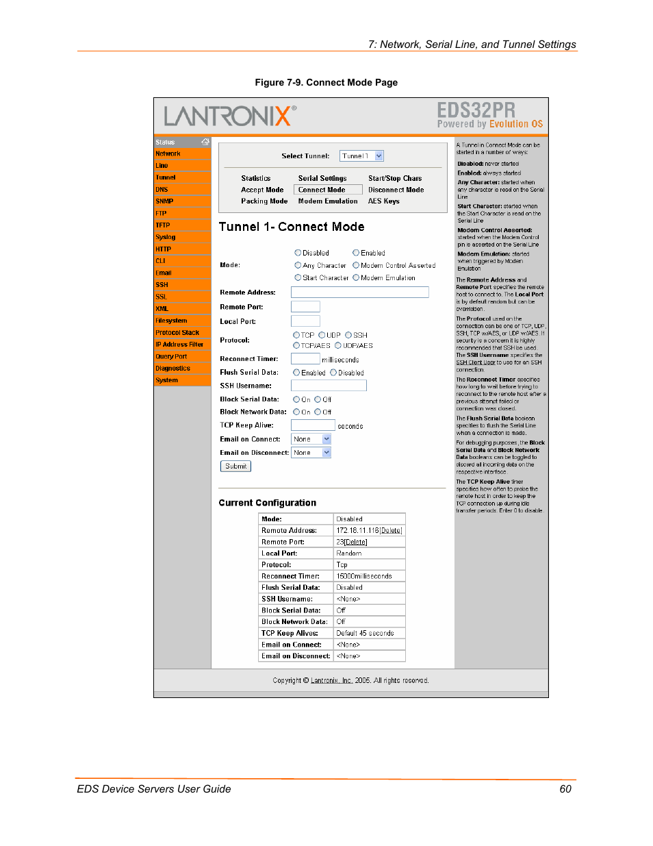 Lantronix Data Center-Grade Evolution Device Server EDS32PR User Manual | Page 60 / 158