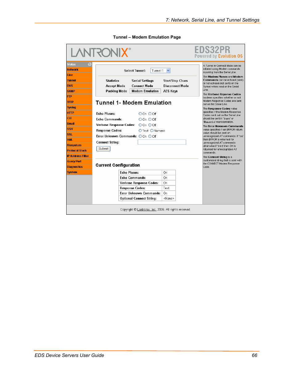 Lantronix Data Center-Grade Evolution Device Server EDS32PR User Manual | Page 66 / 158