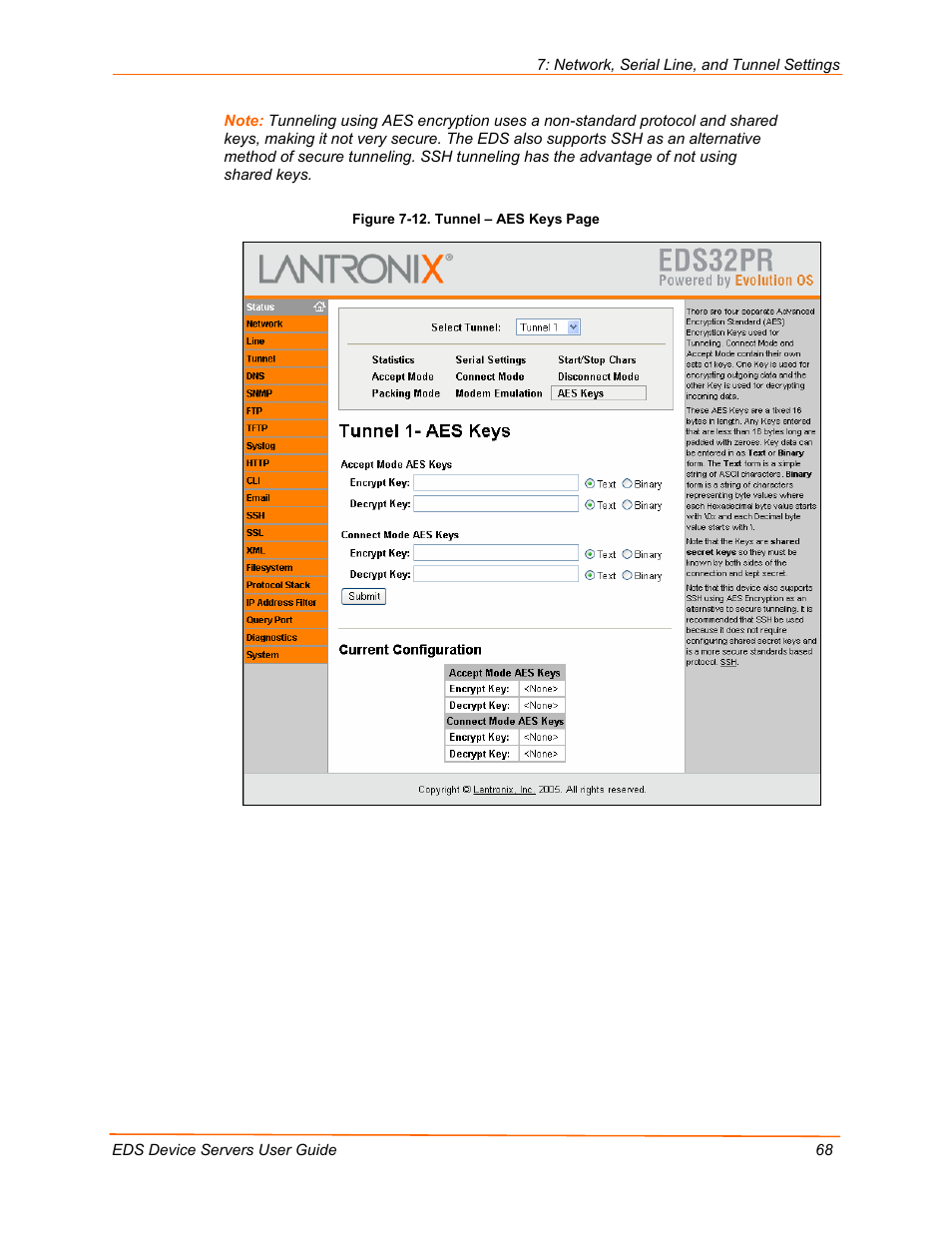 Lantronix Data Center-Grade Evolution Device Server EDS32PR User Manual | Page 68 / 158