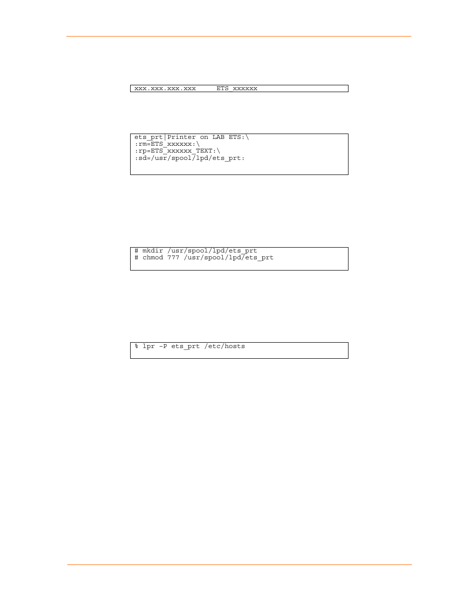 Lpr on aix hosts | Lantronix ETS16PR User Manual | Page 33 / 68