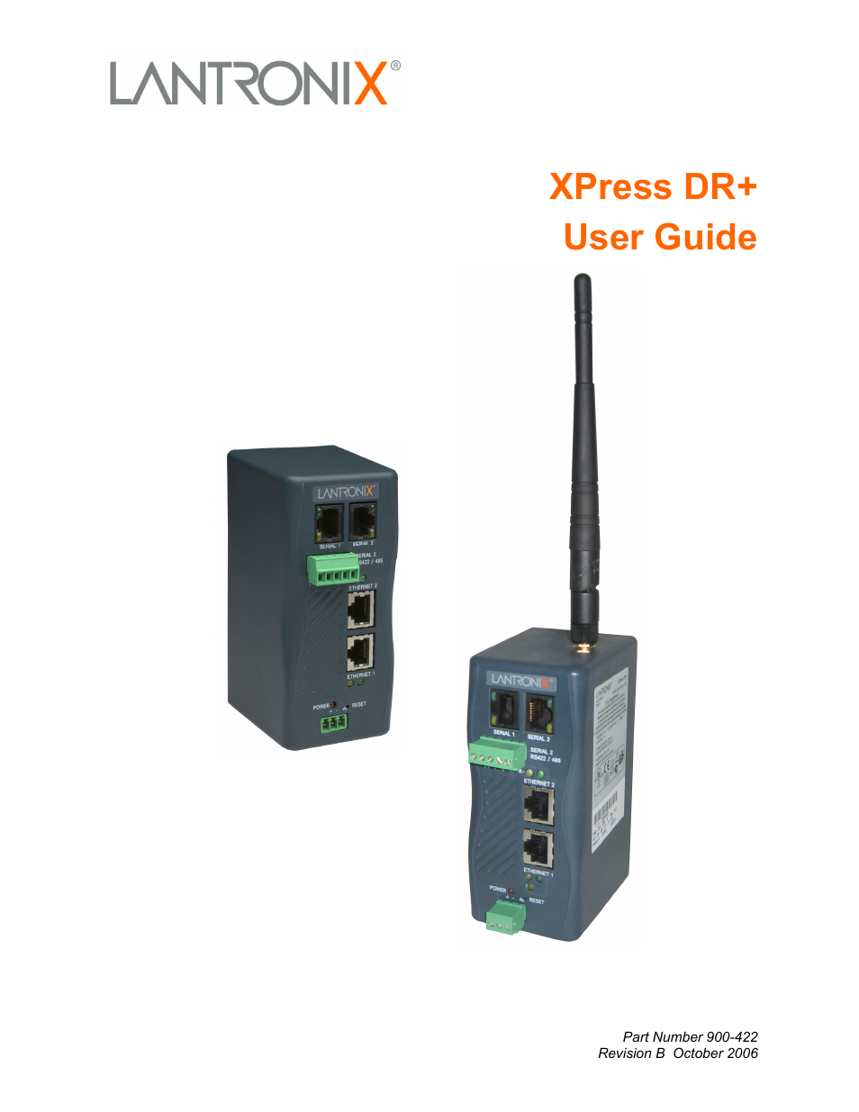 Lantronix XPress DR+ User Manual | 116 pages