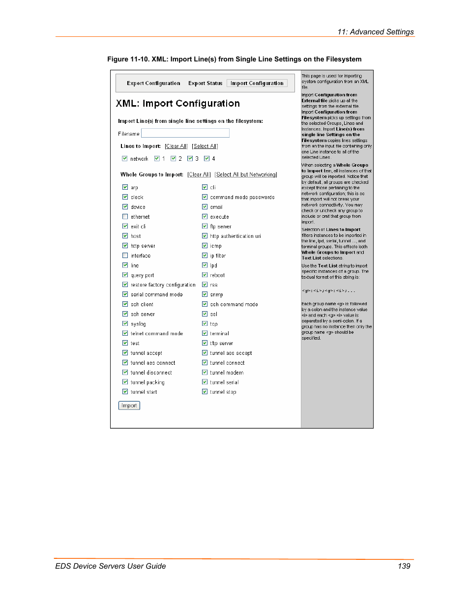 Lantronix EDS Device Servers EDS16PR User Manual | Page 139 / 175