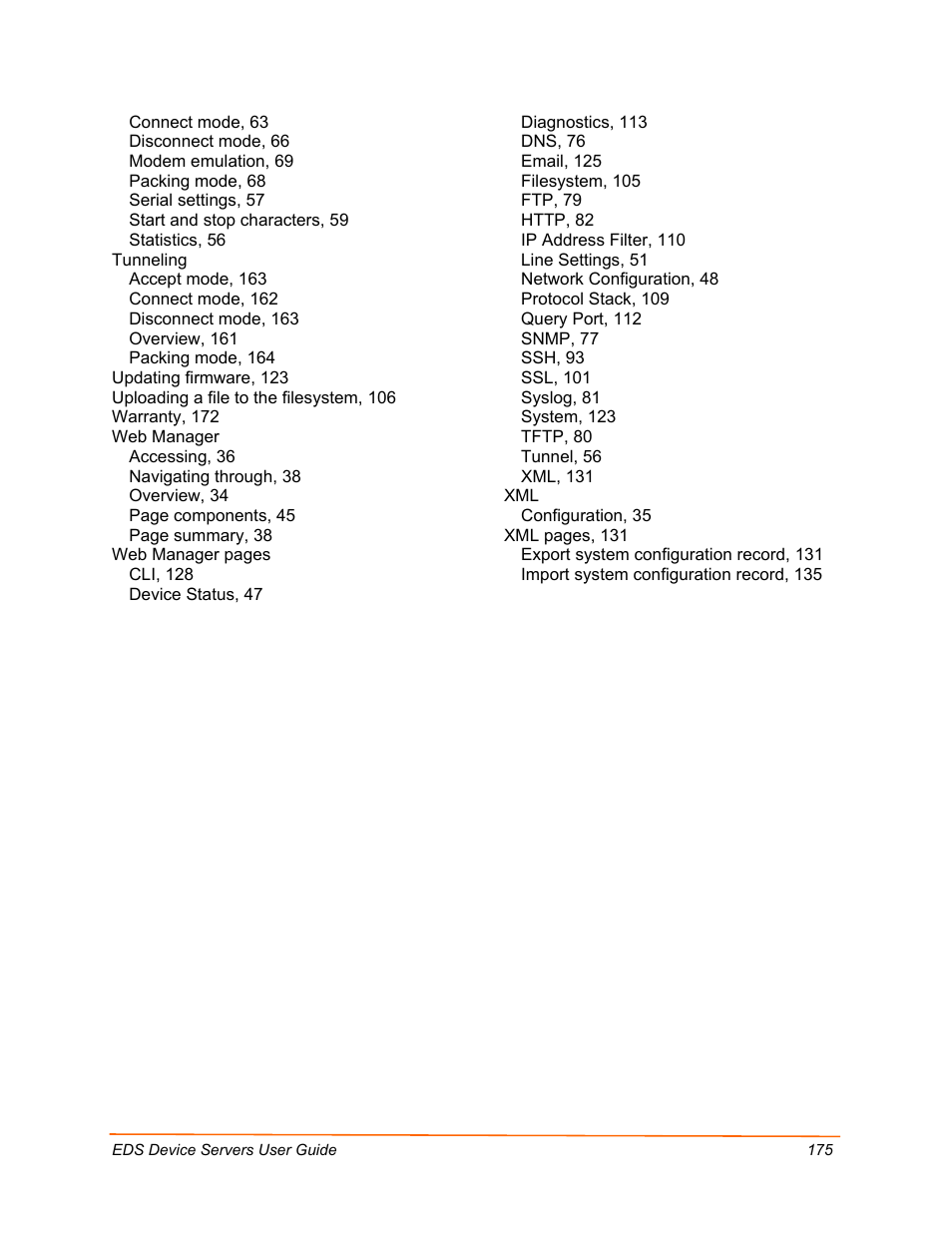 Lantronix EDS Device Servers EDS16PR User Manual | Page 175 / 175